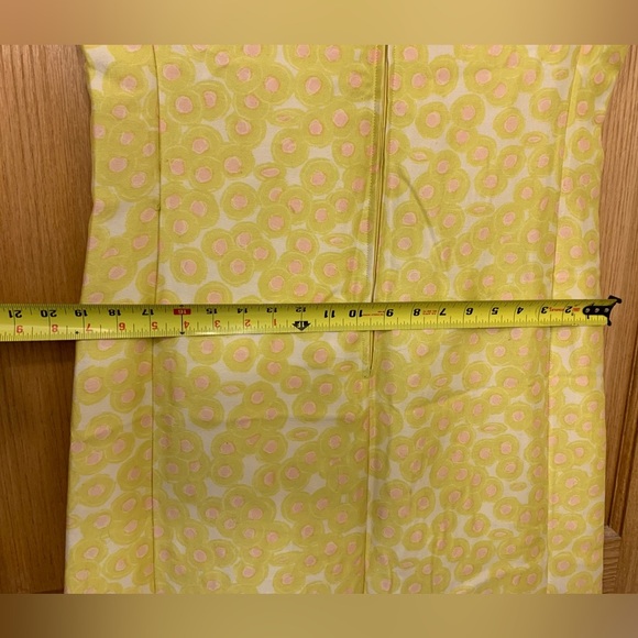 Source Unknown Yellow Sheath Maxi Dress Crew Neck Sleeveless - Picture 12 of 13